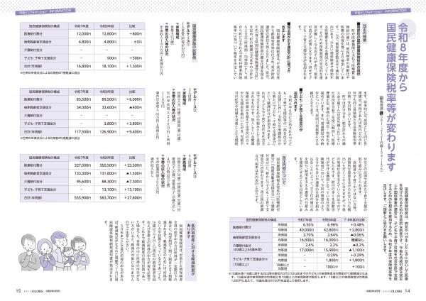 広報よりい　令和８年４月号１４・１５ページ