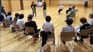 健康講話をしている画像2