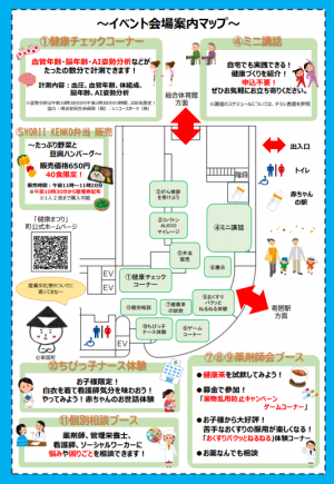 健康まつりチラシ(裏)