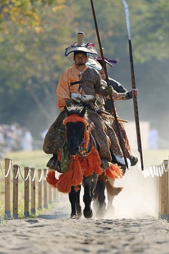 北条流鏑馬３馬上武芸