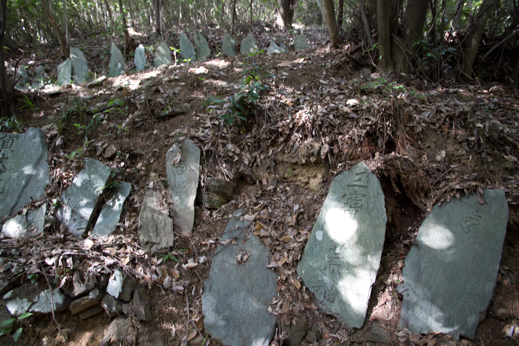 羅漢山山頂から少林寺への道　千体荒神