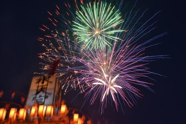 水天宮祭花火