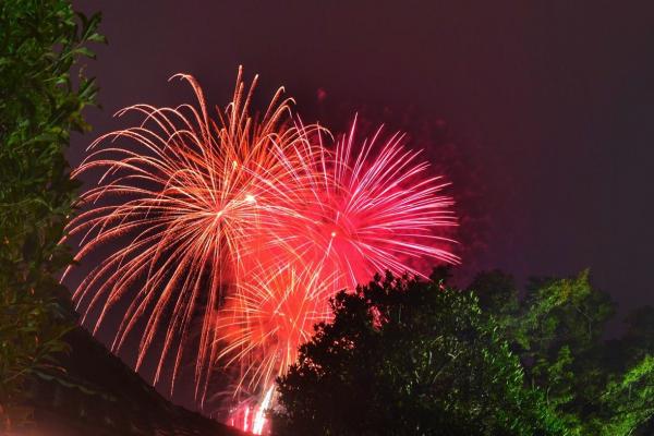 水天宮祭花火