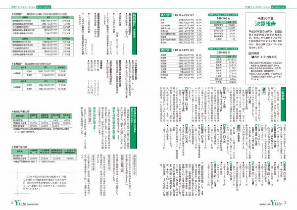 広報よりい　令和元年１１月号２・３ページ