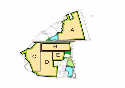 寄居桜沢産業団地分譲区画図