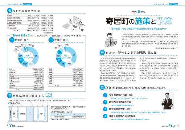 広報よりい　令和５年４月号８・９ページ 