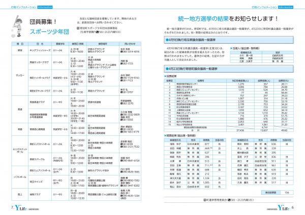 広報よりい　令和５年５月号６・７ページ