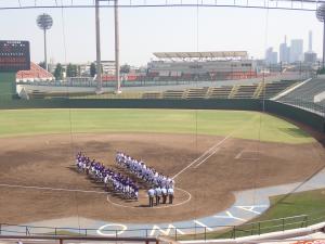 試合終了後の様子