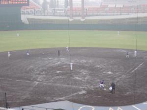 雨の中の決勝